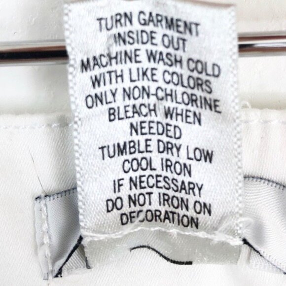 Cache white cooped pants with gold hardware embellishments size 10 - Picture 6 of 8